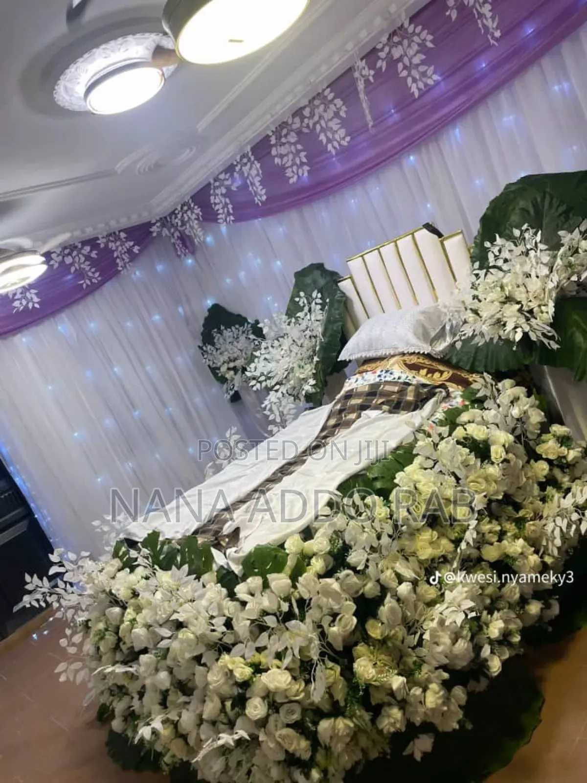 Undertaker and General Decorations and Pictures on All Canopies