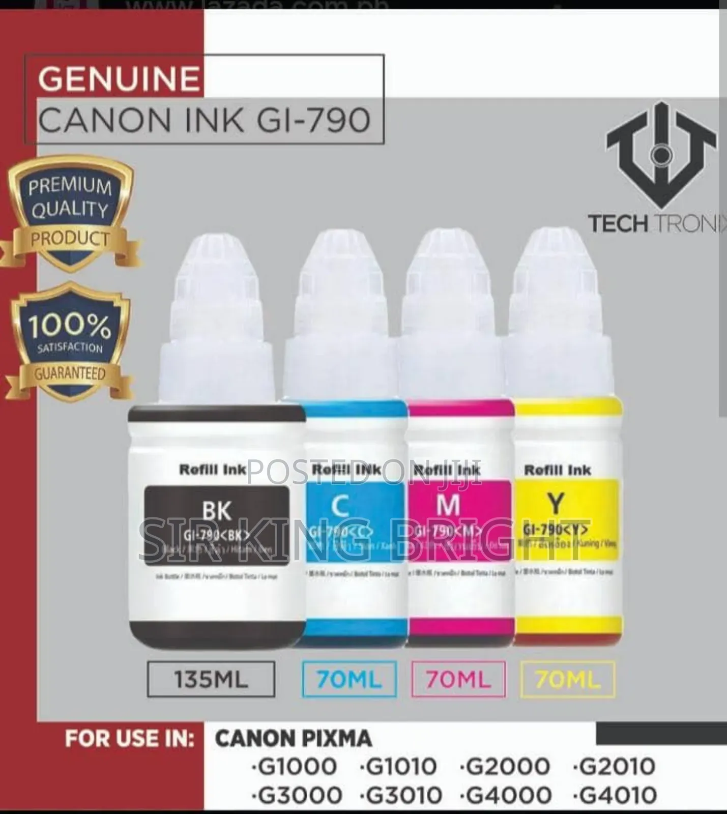 Original Genuine Canon Inks
