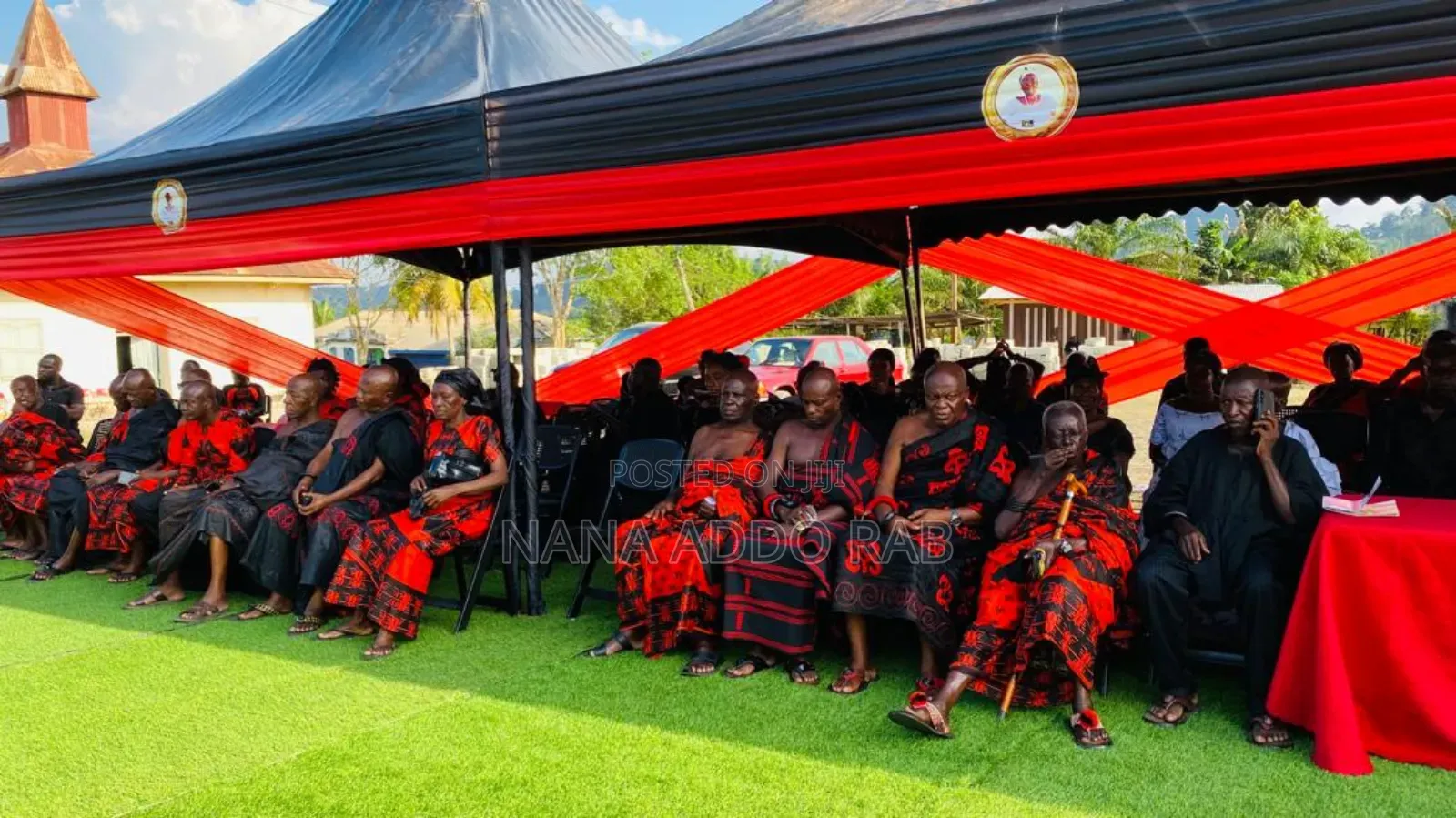 We Ll Provide the Family With Canopy, Chairs, Carpets and Undertaking