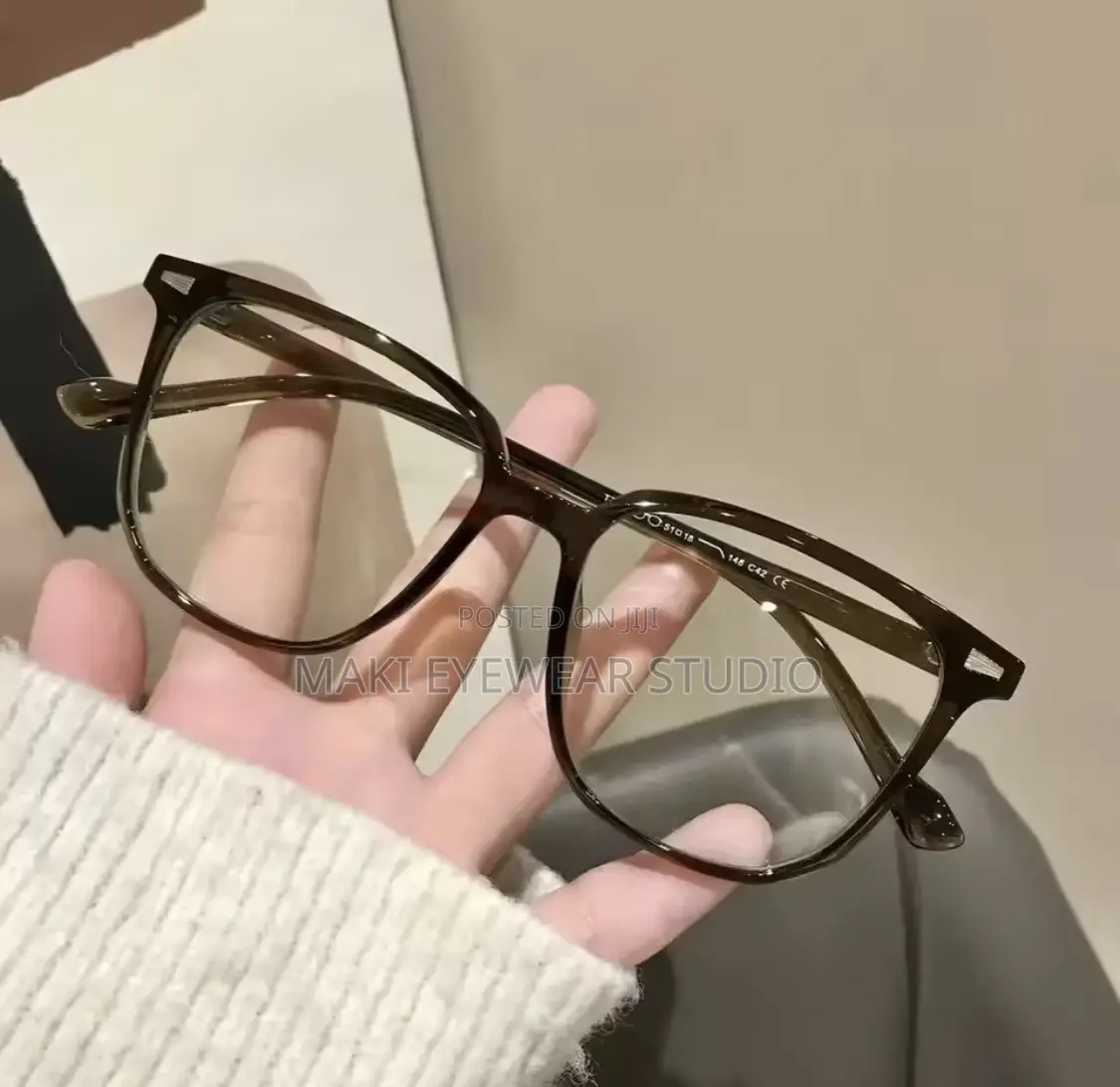 Round Frame Anti Blue Light Glasses For Computer Use