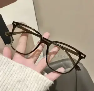 Round Frame Anti Blue Light Glasses For Computer Use