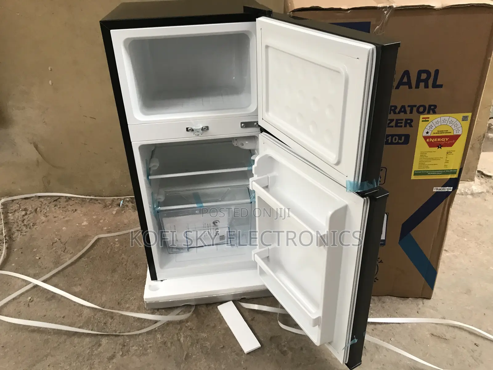 Justified Pearl 56litres Tabletop Double Door Fridge