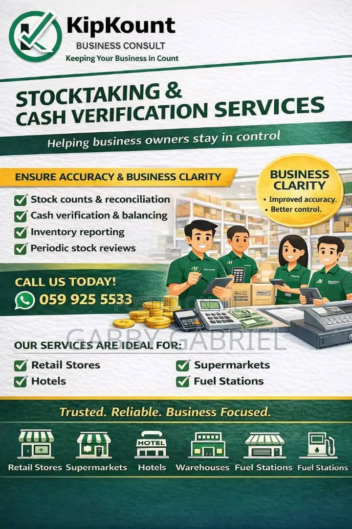 Stocktaking Cash Verification Service