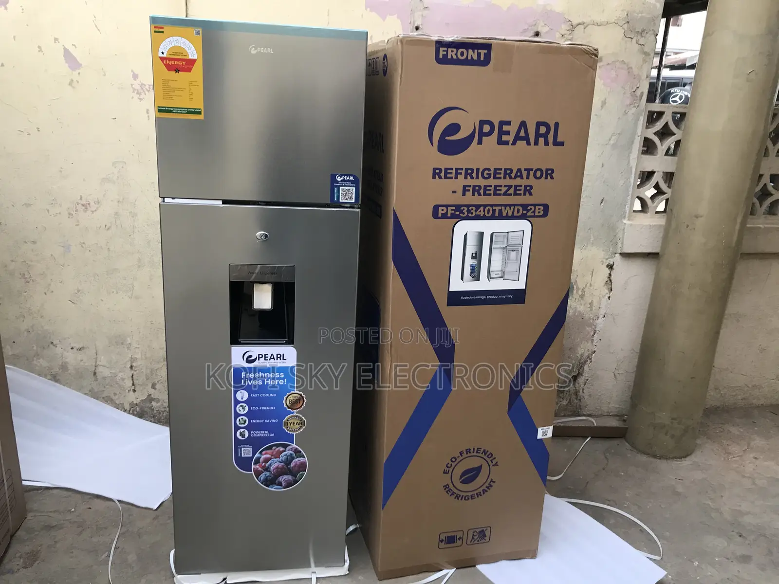 Call for Good Pearl 260litres Top Freezer With Dispenser