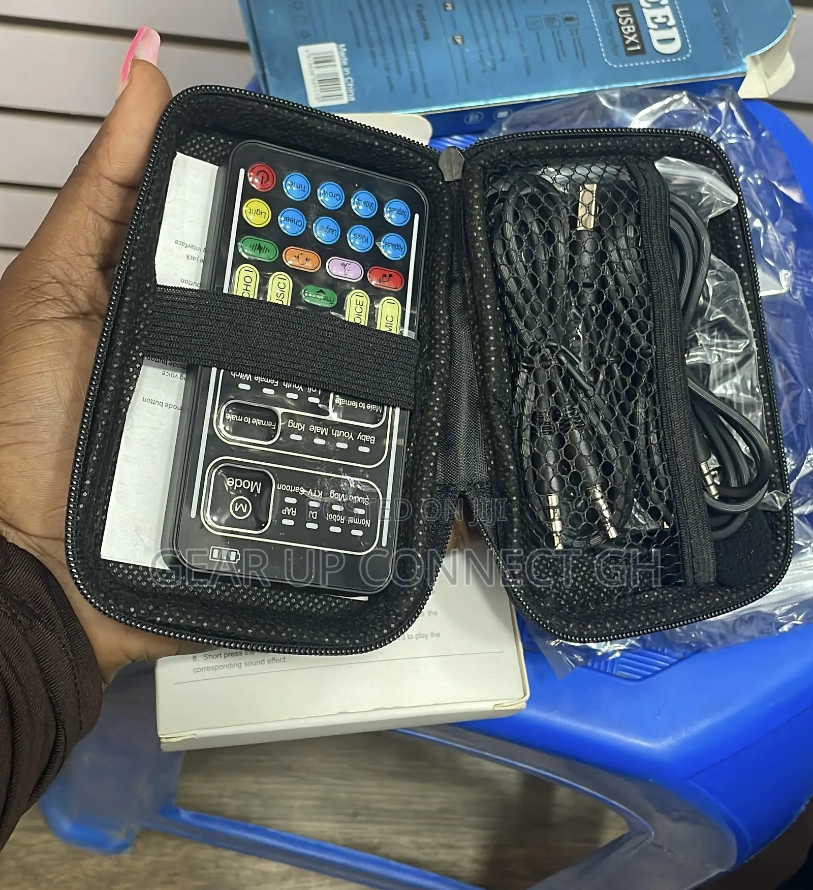 Portable Voice Changer With Multifunctional Effect