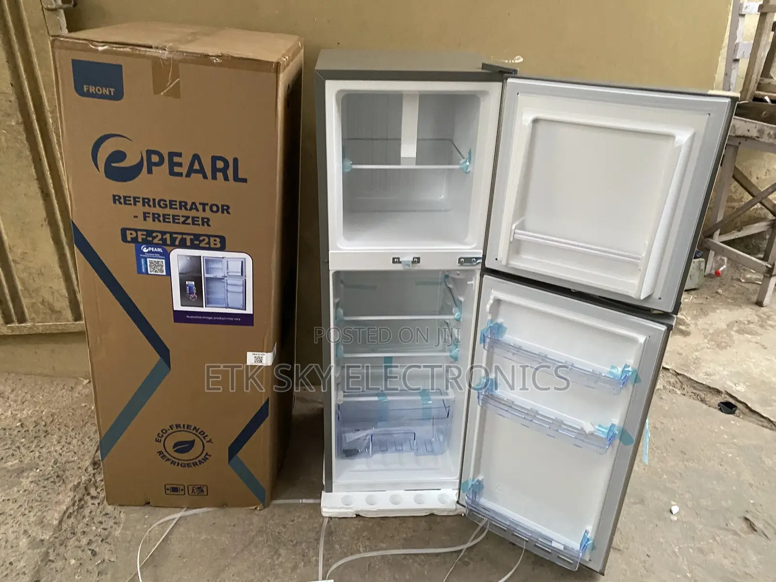 Pf-217t-2b Pearl 138liters Double Door Fridge