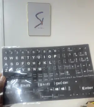 Universal English Keyboard Sticker Sheet