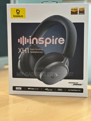 Baseus Inspire Xh1 Noise-Canceling Headphones- Cosmic Black for