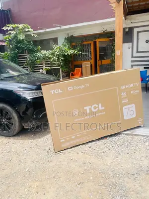 TCL 75” Smart Google Tv Crystal-Clear Modern