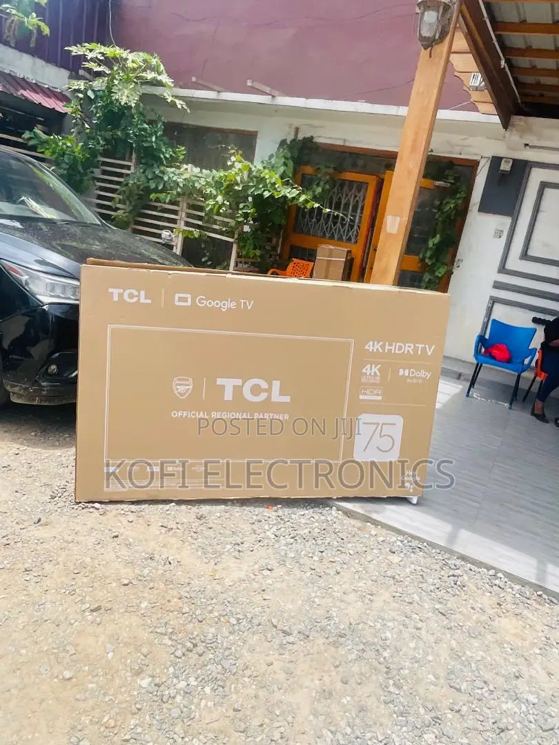 TCL 75” Smart Google Tv Crystal-Clear Modern