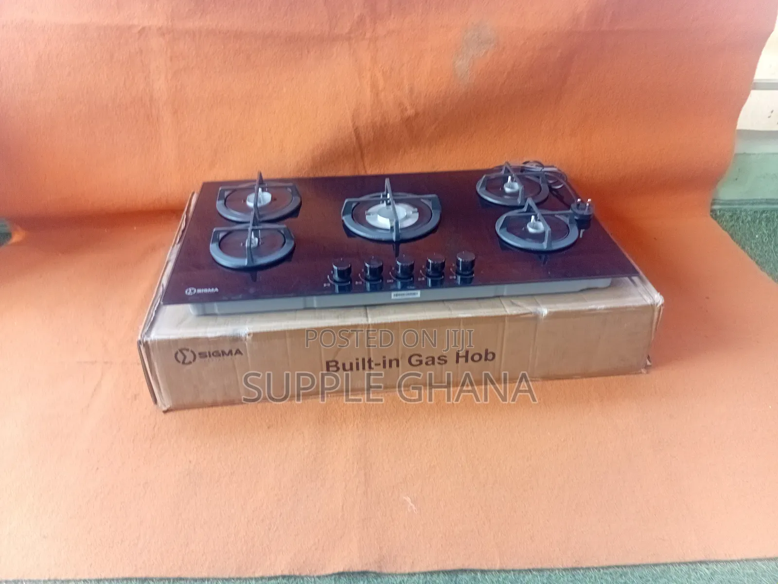 Sigma Advanced Built-in Gas Hob With Heat-Resistant Glass Top