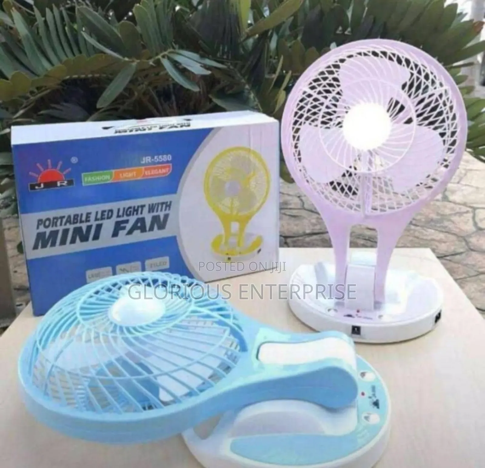 Rechargeable Fan With Light