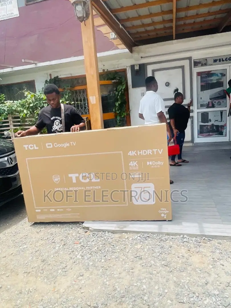 TCL 75” HDR Smart Tv Stunning Big-Screen Viewing