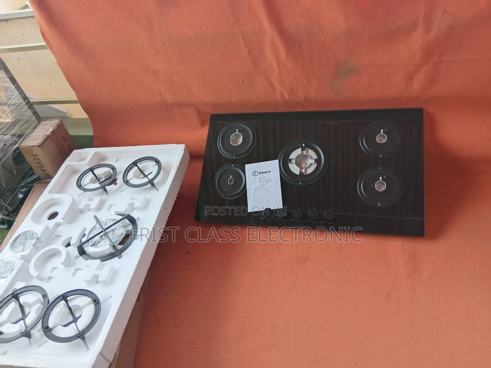 Sigma Premium Glass Built-in Gas Hob for Stylish Kitchens