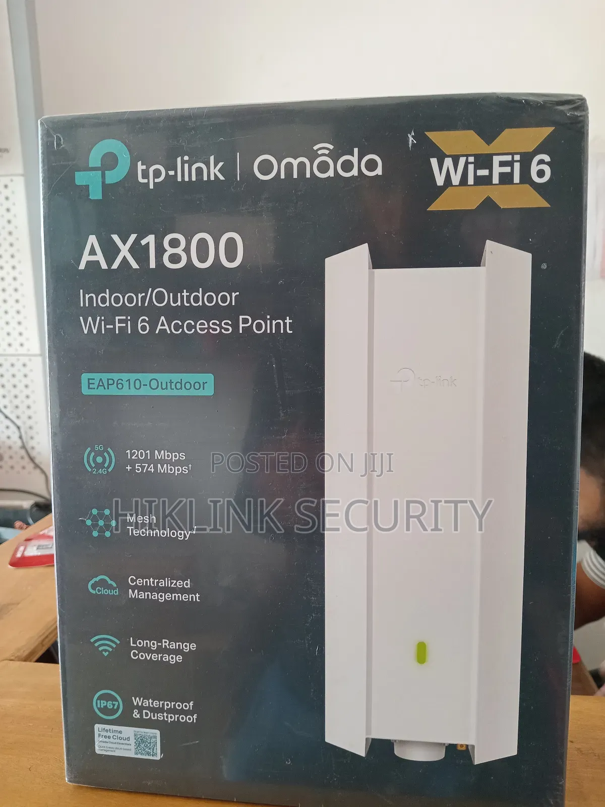 Tplink Outdoor and Indoor Wifi-6 Access Point Eap610