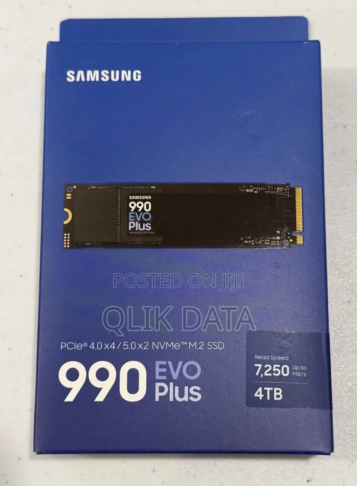 Samsung 990 Evo Plus SSD 4tb, | Gen 5x2 M.2, Speeds Up-to 7,250 Mb/S