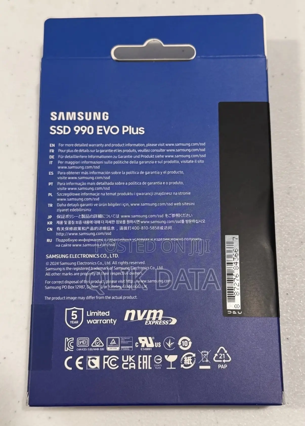 Samsung 990 Evo Plus SSD 4tb, | Gen 5x2 M.2, Speeds Up-to 7,250 Mb/S
