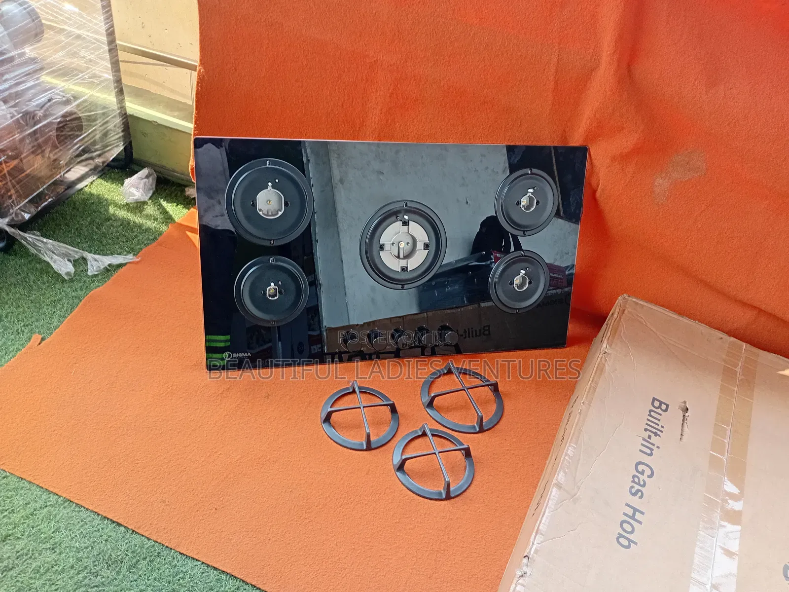 Sigma Platinum Flame Built-in Gas Hob