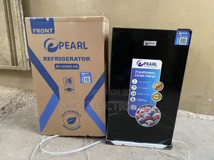 Pearl Pf-09bg-5e 91liters Black Mirror Table Top Fridge
