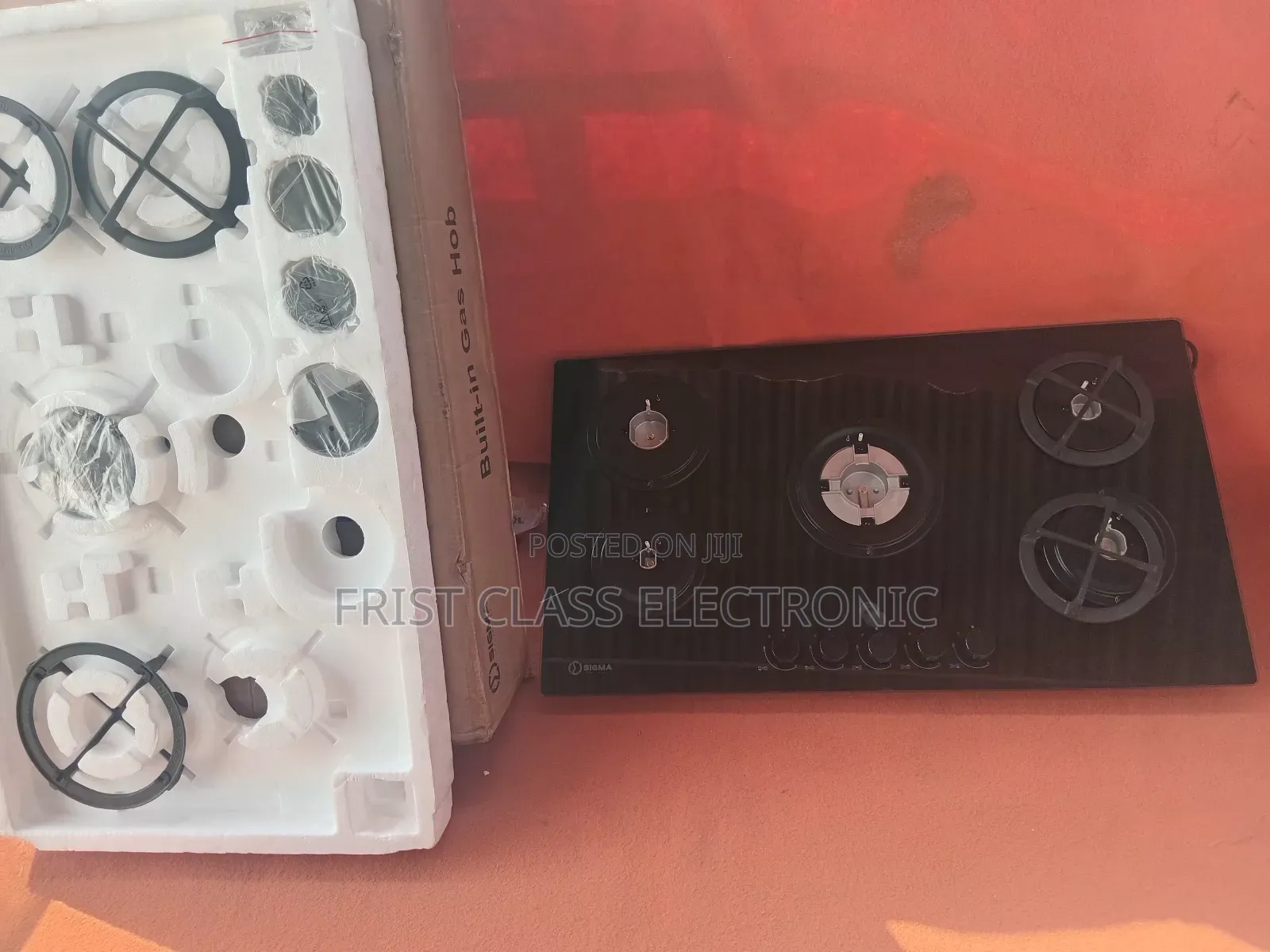 Sigma Designer Built-in Gas Hob With High-Efficiency Burners