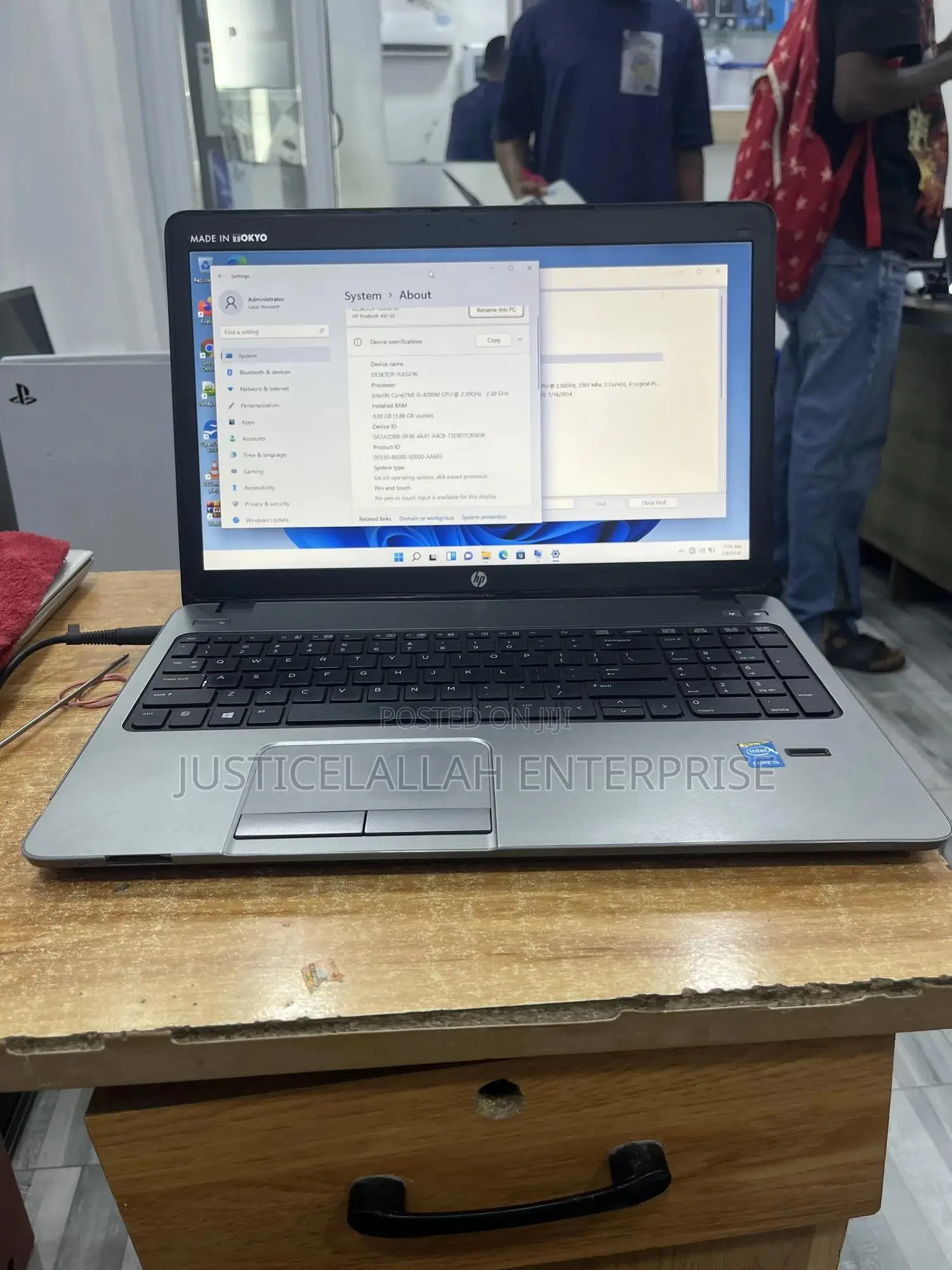 Laptop HP ProBook 450 G1 4GB Intel Core I5 SSD 128GB