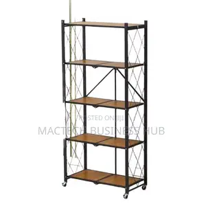 Foldable Wood Kitchen Organizer ( 5 Layers )