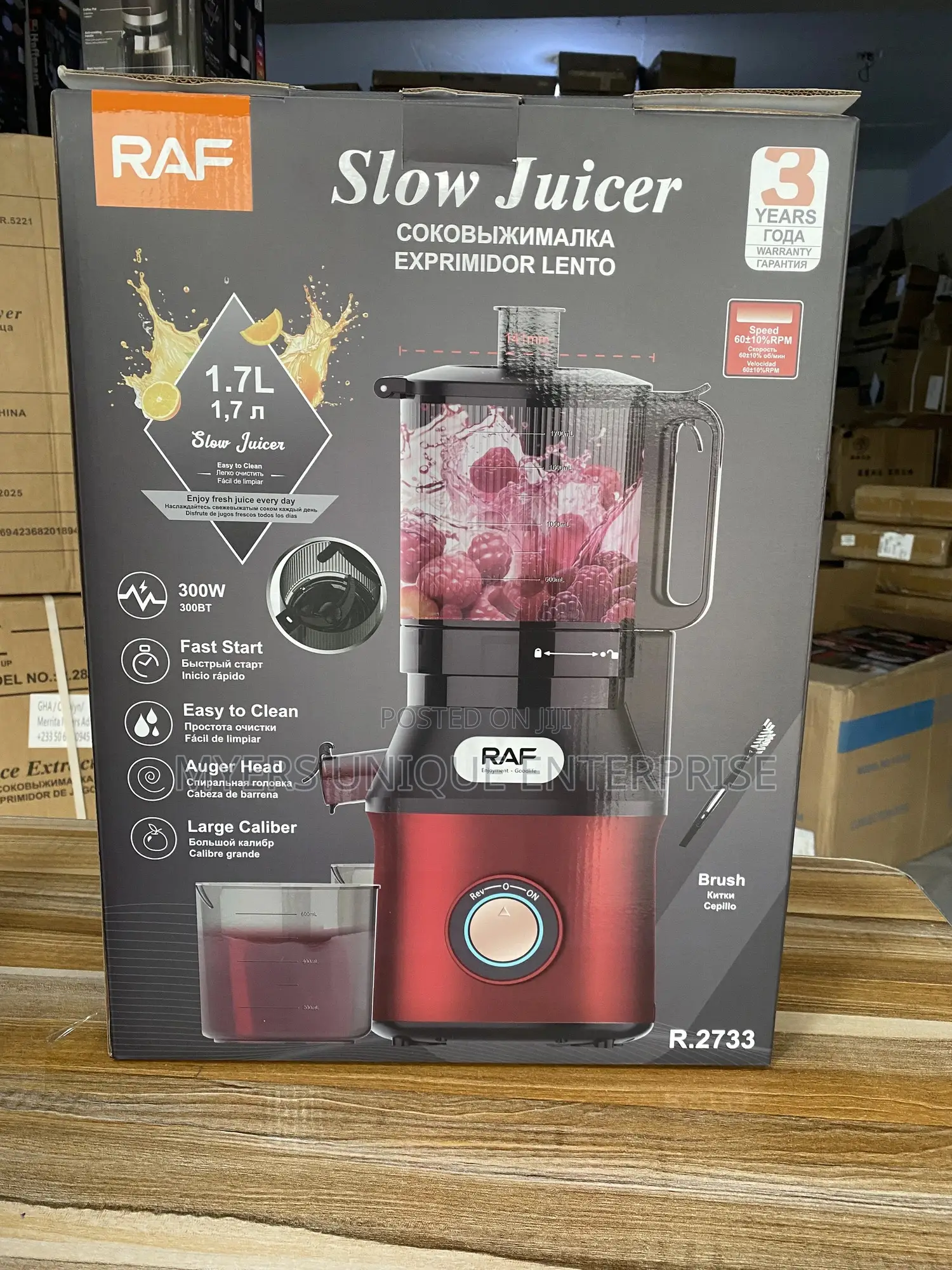 Raf Easy to Clean Slow Juicer
