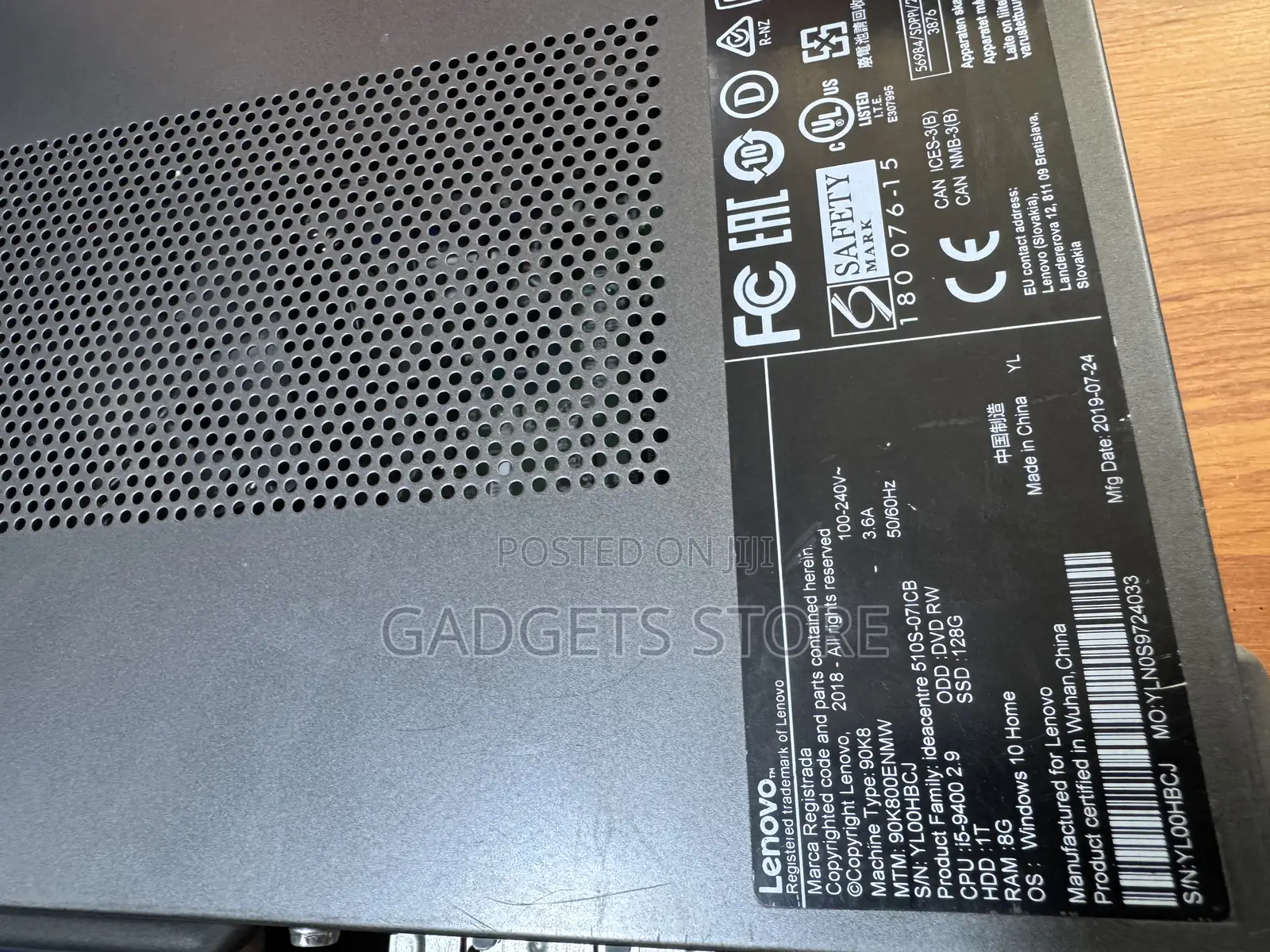 Desktop Computer Lenovo Ideacentre 610S 16GB Intel Core I5 HDD+SSD 1T
