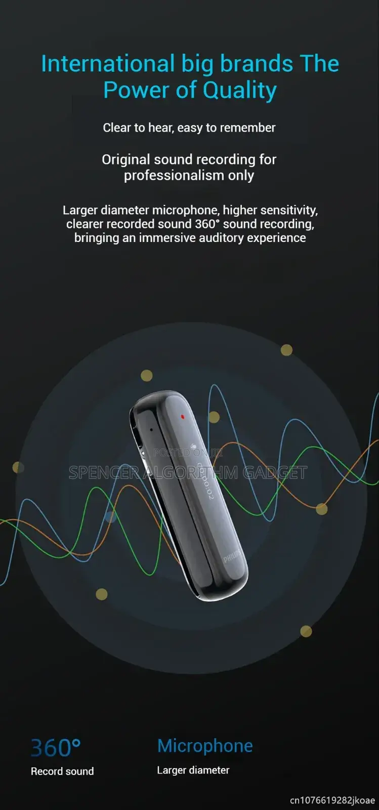 Philips VTR 5170 Pro Voice Rother Transcription With Bluetooth