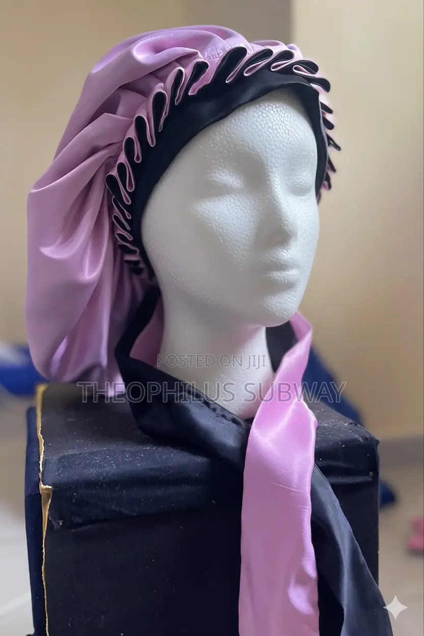 High Fashion 3in1 Hair Bonnet - Available in Any Color Combo of Choice