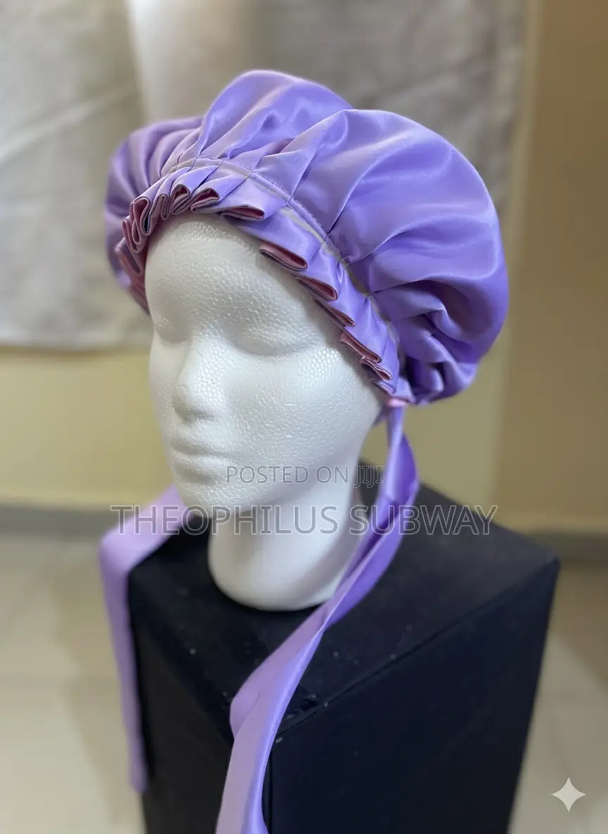 High Fashion 3in1 Hair Bonnet - Available in Any Color Combo of Choice