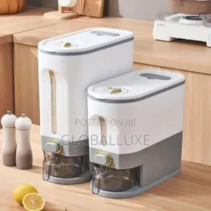 Automatic Rice Dispenser – Large Capacity Grain Storage Box