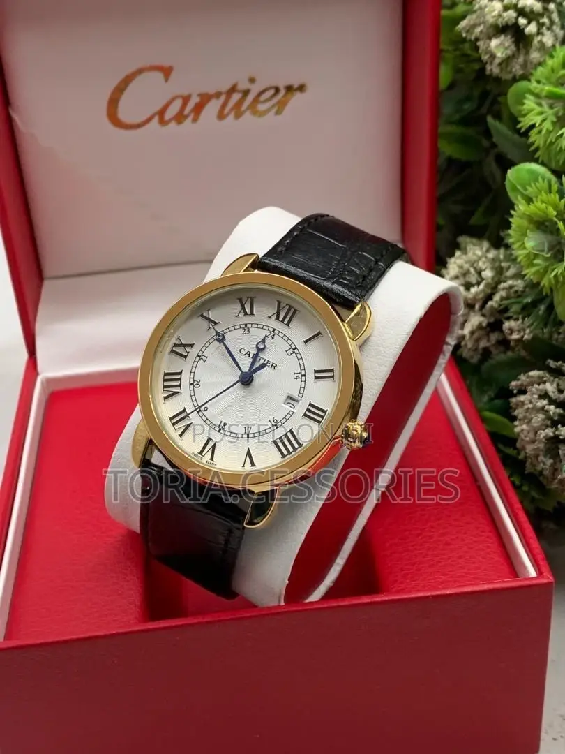Cartier Leather Watch