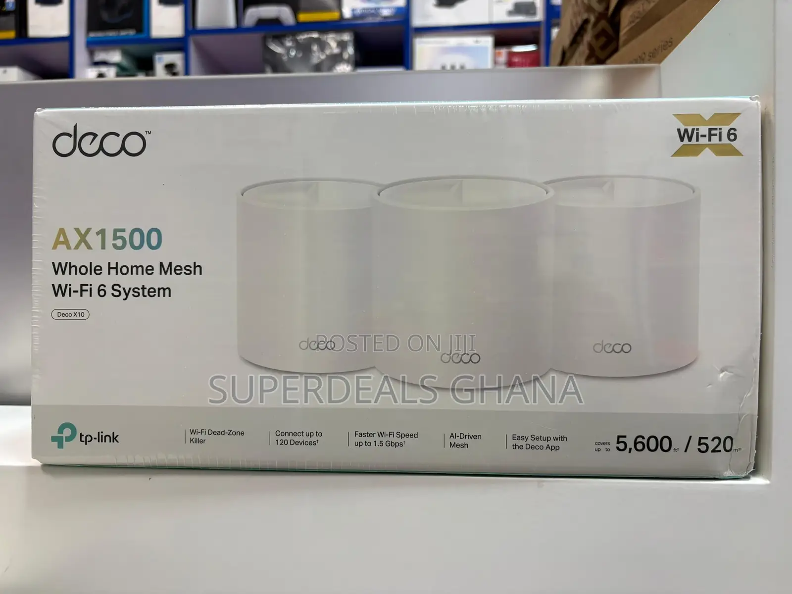 Deco X10 Ax1500 Whole Home Mesh Wi-fi 6 System