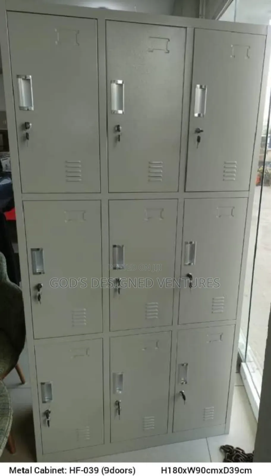 Durable 9 Locker Cabinet