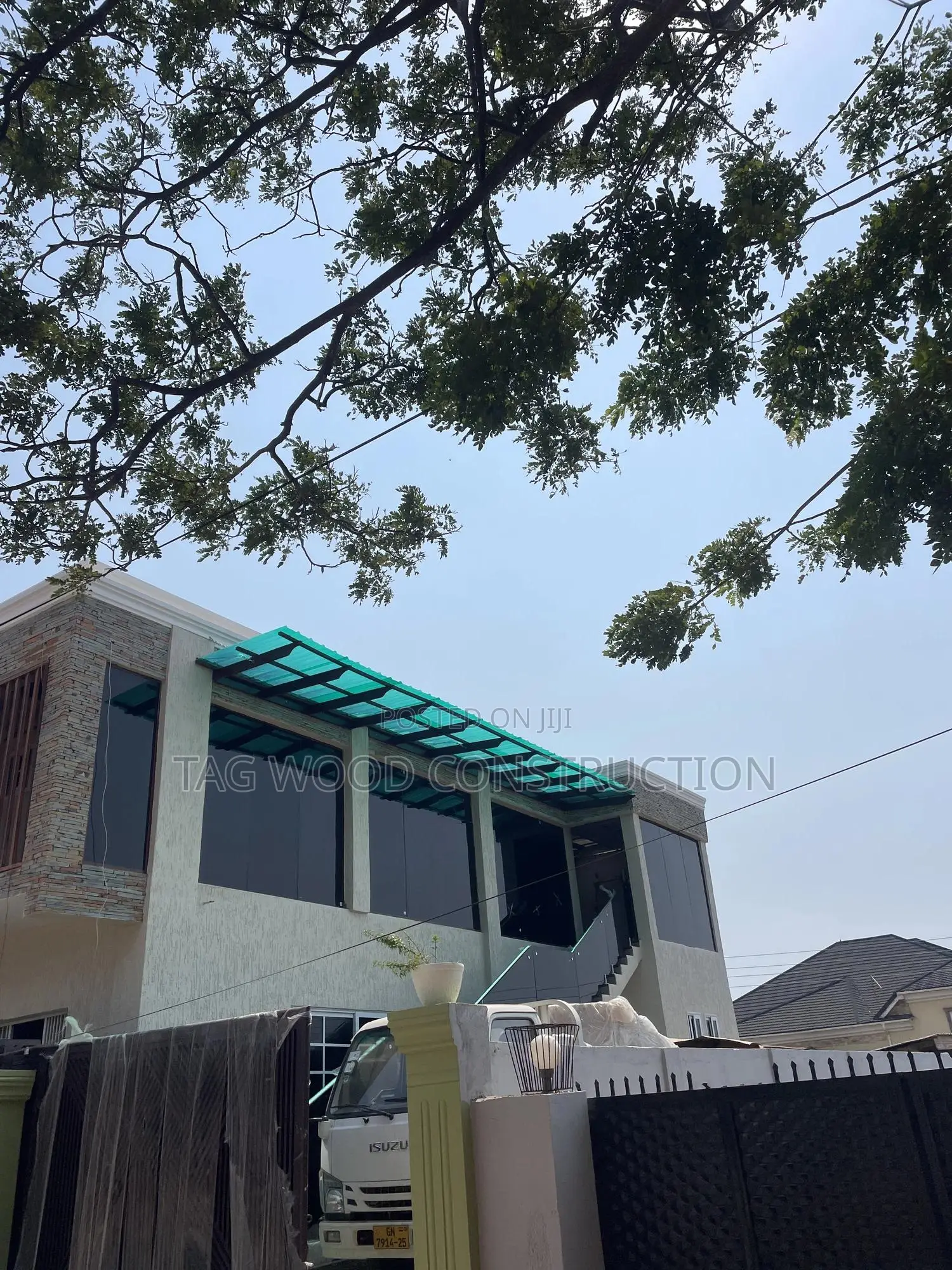 Finish Hanging Pergola