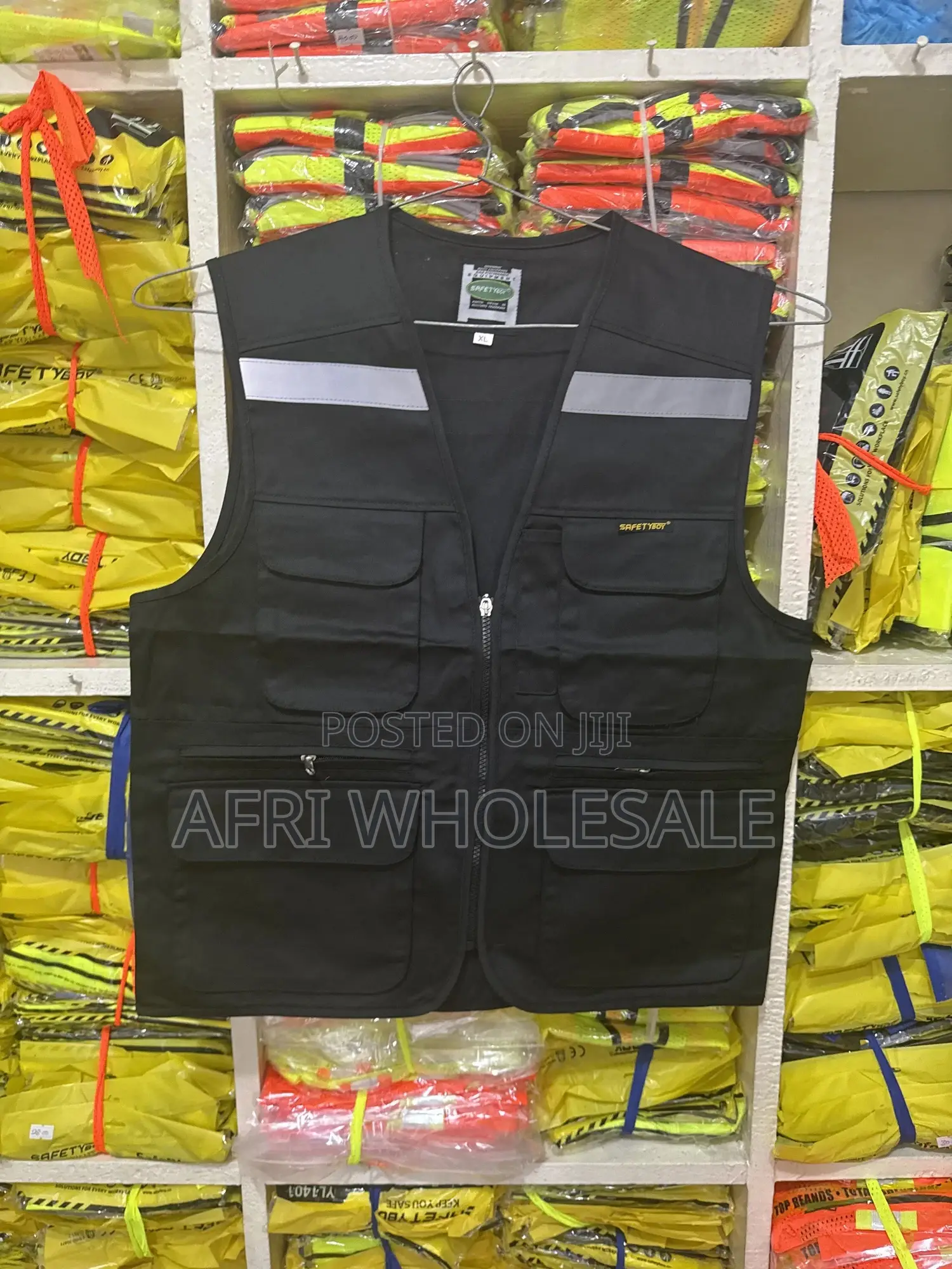 Reflective Media Vest Cameraman Photography Pockets