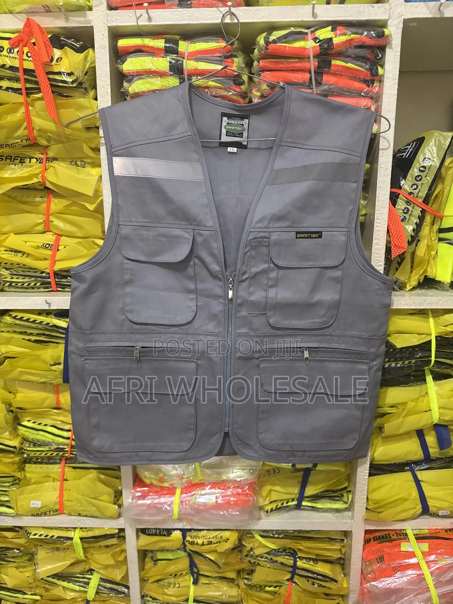 Reflective Media Vest Cameraman Photography Pockets