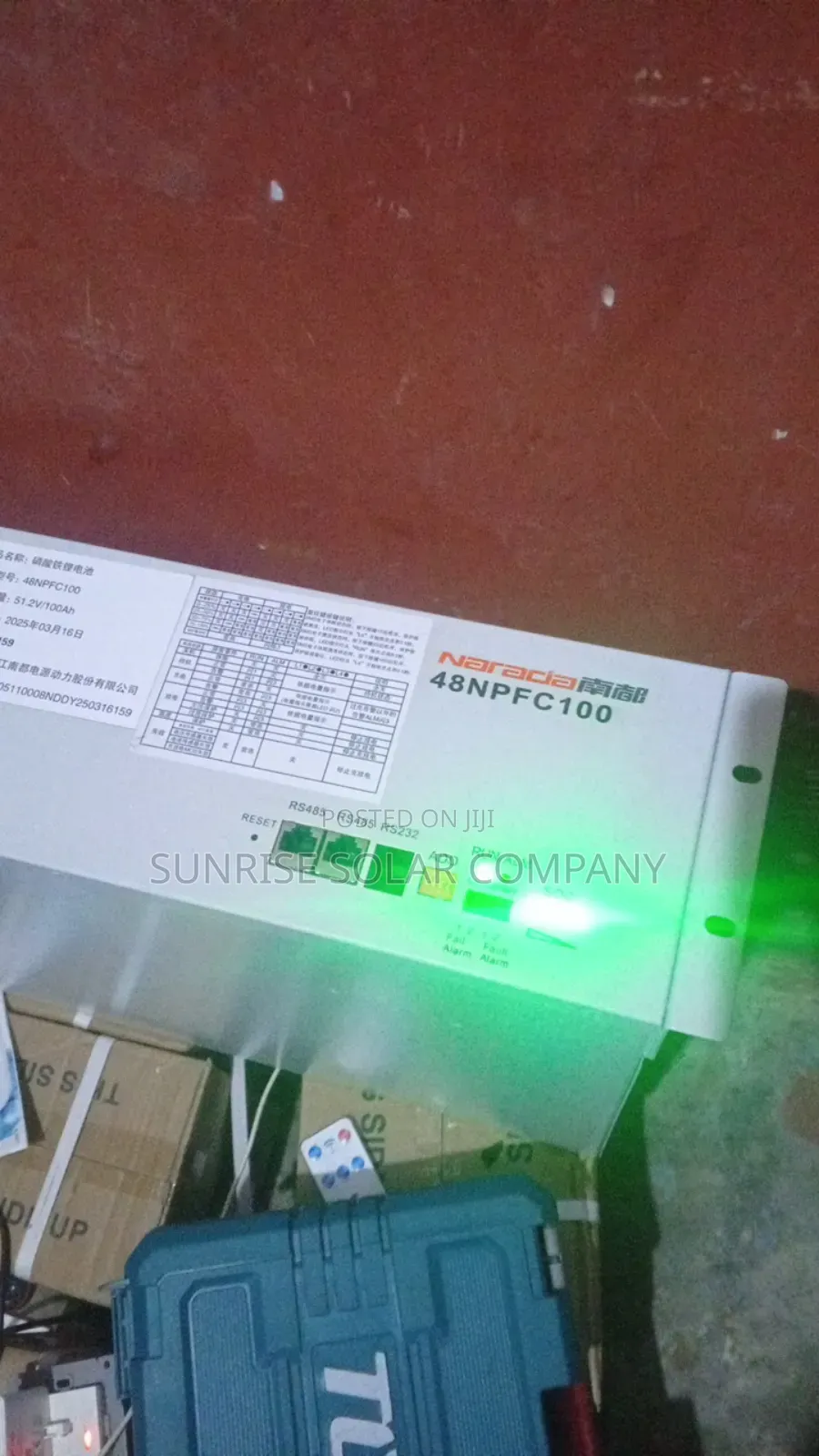 Solar Lithium Battery Narada 51.2v 100ah