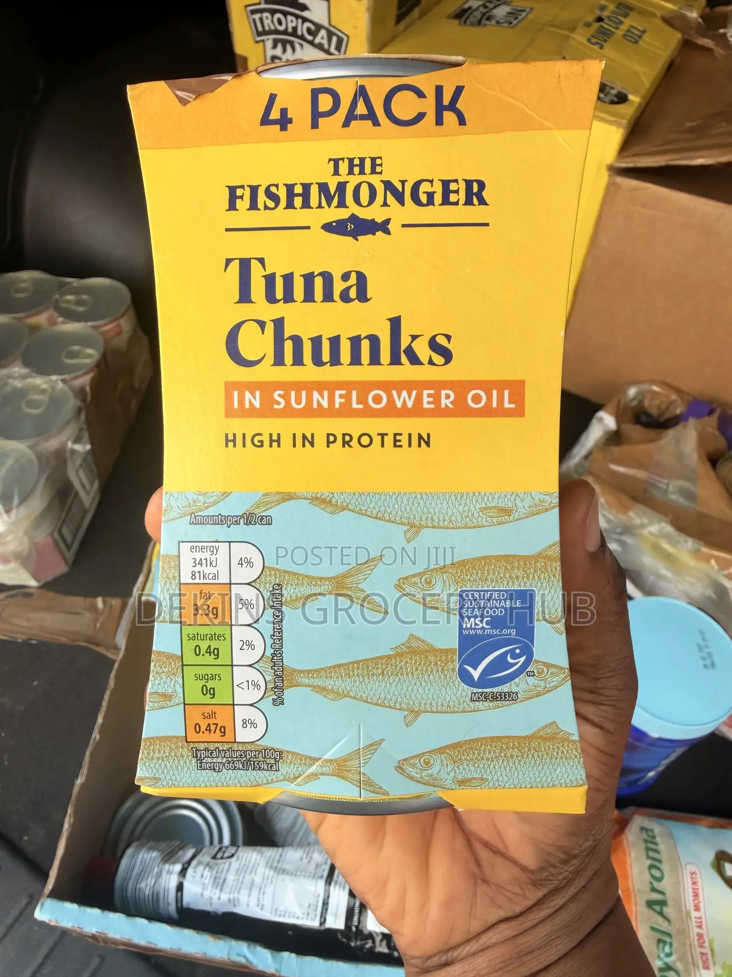 Fish Monger Tuna Chunks 4-Pack