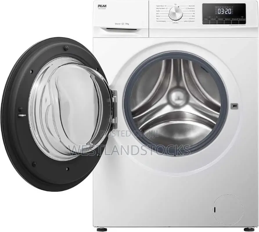 PKM Wa8-Es1415di Fully Automatic Washing Machine White Free-Standing