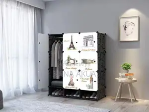 9 Cube Plastic Wardrobe