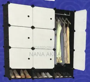 9 Cube Plastic Wardrobe