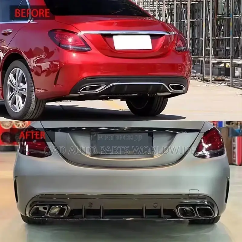 Mercedes Benc W205 C Class Back Bumper Diffuser 2015-2021