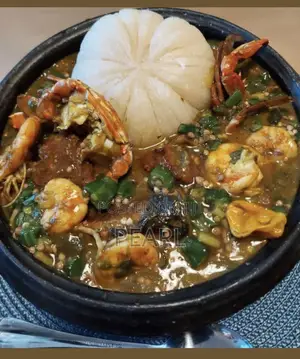 Banku With Okro Soup
