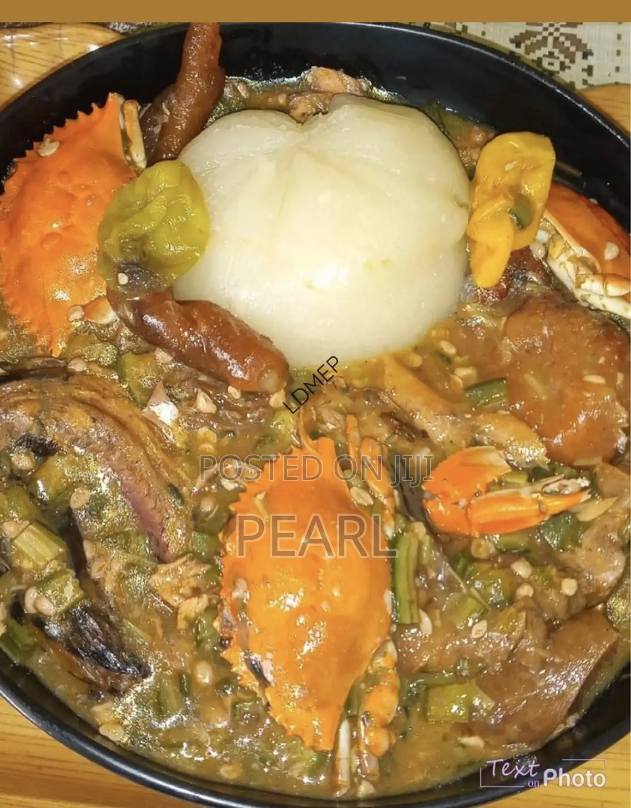 Banku With Okro Soup