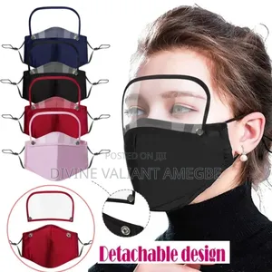 Mask, 2 In 1, Reusable, Detachable