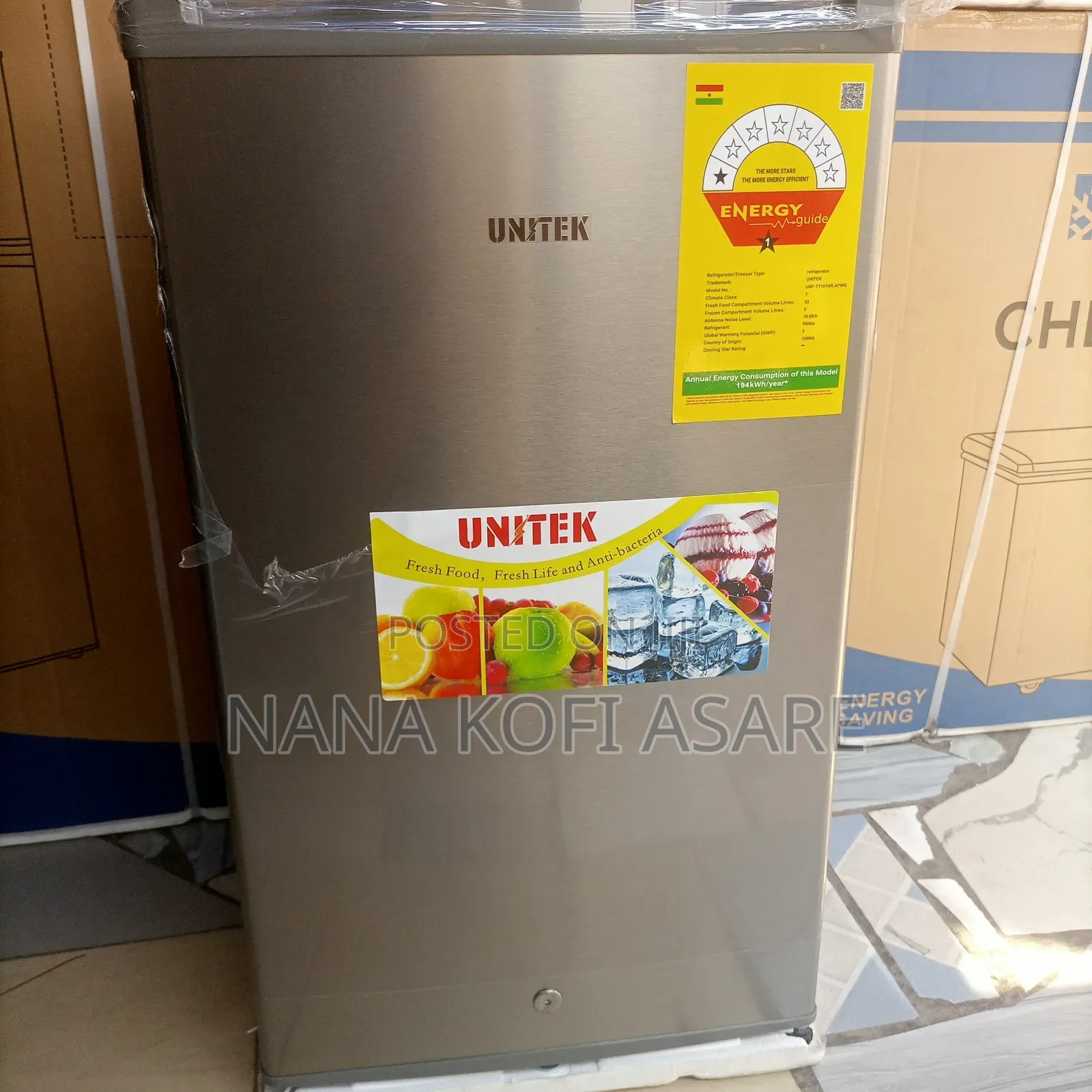 Unitek 90litres Table Top Refrigerator