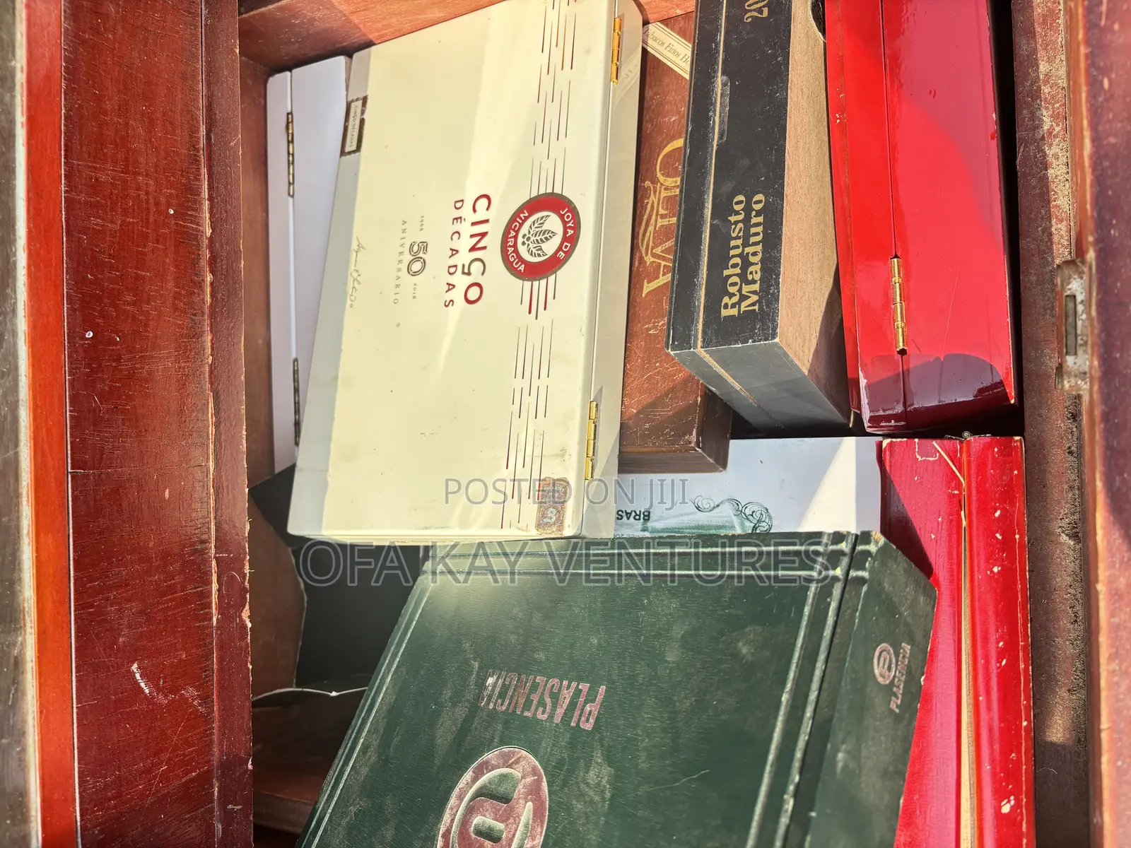 Antique Old Box For Jewelry, Tobacco ,Decoration And More