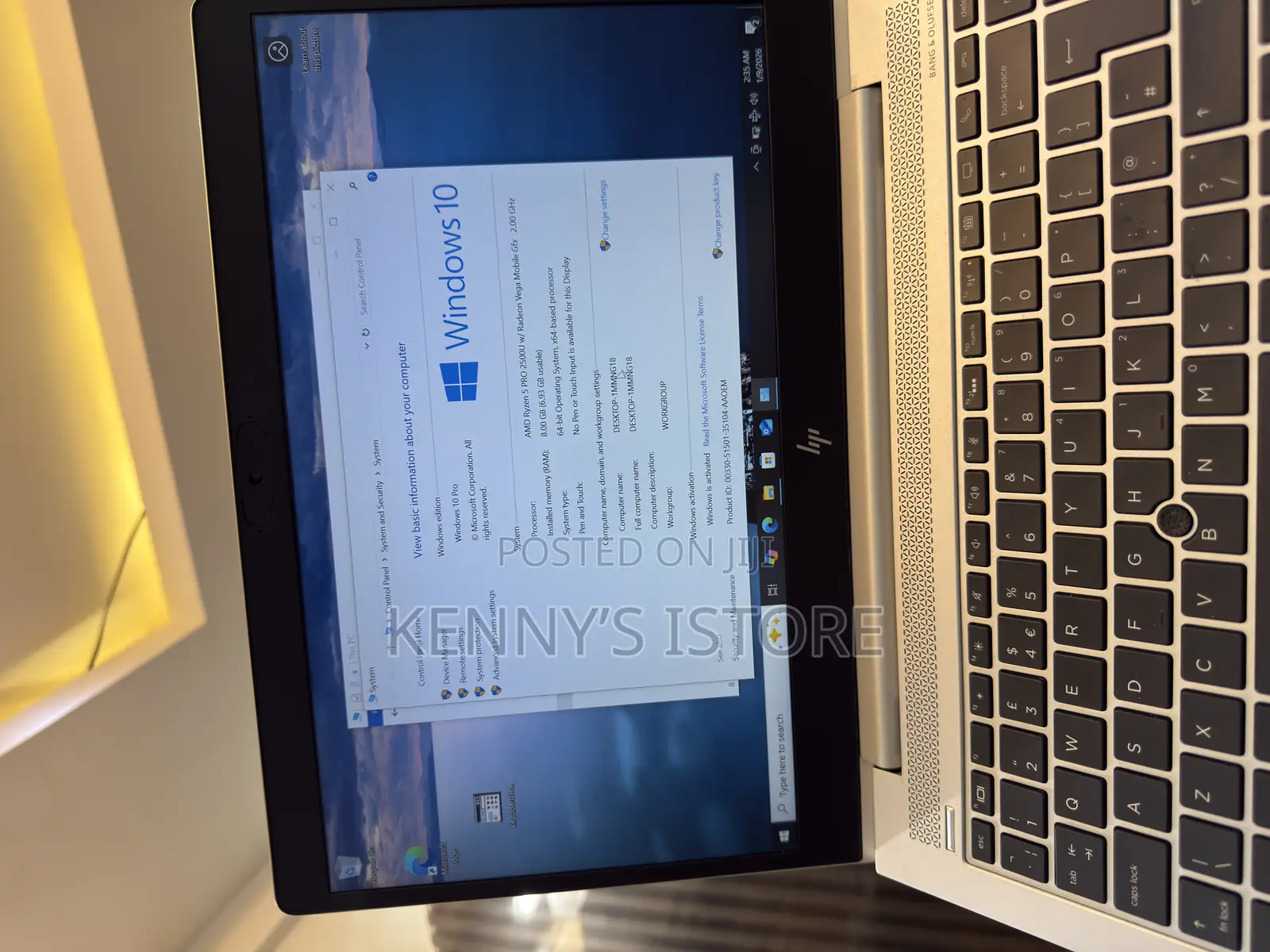 Laptop HP EliteBook 840 G5 8GB AMD Ryzen 5 HDD 256GB